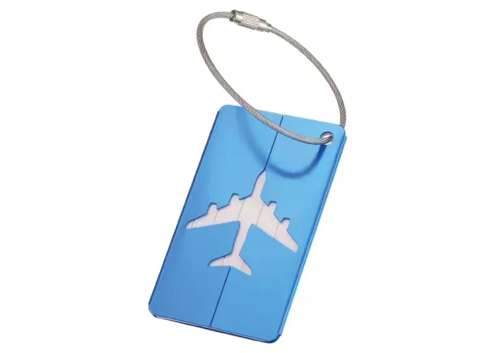 Rectangular Aluminum Luggage Tag