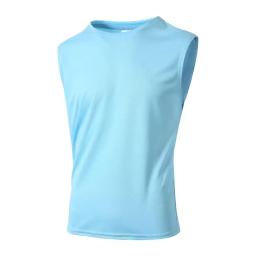 Sports Singlet 100% Microfiber Mini Eyelet Round Neck