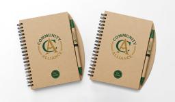 Trendy Eco-Friendly PP Notebook with Ball Pen