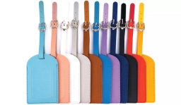 PU leather Luggage Tag
